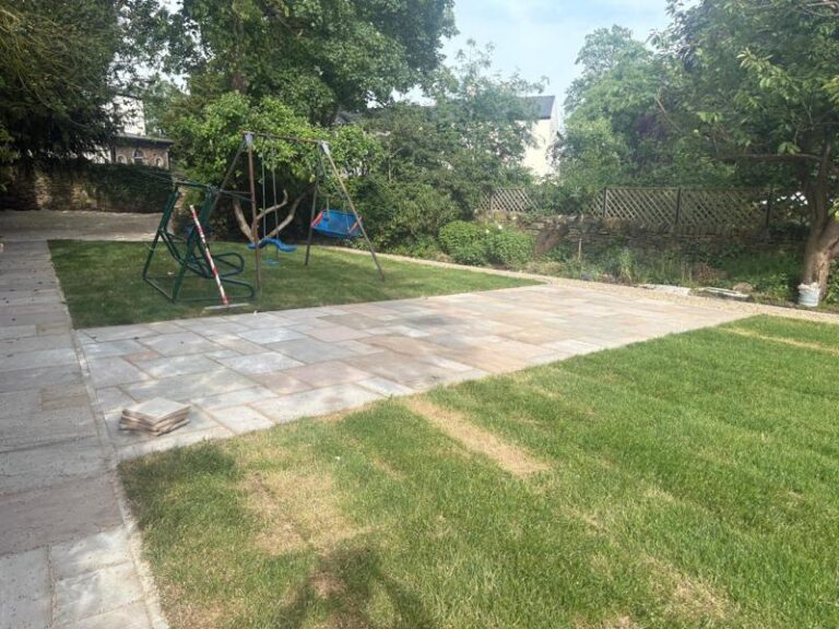 garden patio with steps sheffield 9